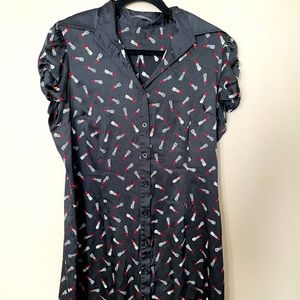 Bebe satin stretch dress